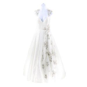 Sherri Hill Designer Ballgown Wedding Dress Crystal Beaded Sweetheart Neckline